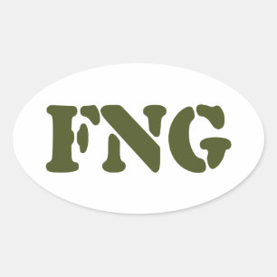 FNG OVALER AUFKLEBER