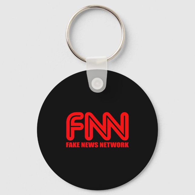 Fnn Fake News Network Apparel Funny Christmas Gift Schlüsselanhänger (Vorderseite)