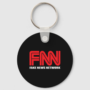 Fnn Logo Fake News Network Funny Trump Schlüsselanhänger