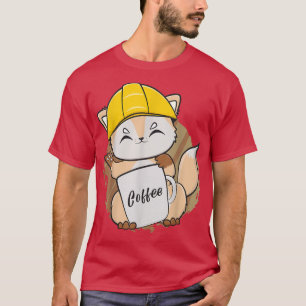 Fo Drinks Coffee For Coffee Lover And Construction T-Shirt