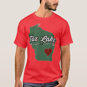 Fo LakeWisconsinWi UsaCity Staat Souvenir1882 T-Shirt