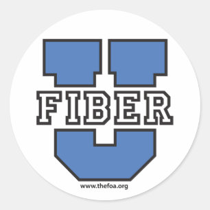 FOA - Fiber U gros autocollants