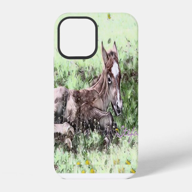 Foal iPhone 12 Case herunterladen Hülle (Rückseite)