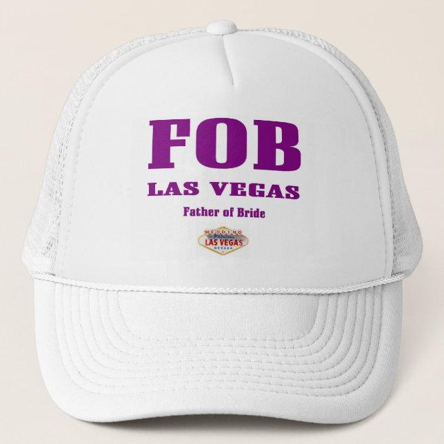 FOB (Vater der Braut) Las Vegas Cap Truckerkappe (Vorderseite)