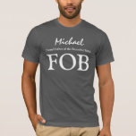 FOB Vater des Individuellen Namens Braut Wedding V T-Shirt<br><div class="desc">Dieser Vater der Braut-Tee mit einem Ort,  um eine Stimmung und einen Namen zu setzen,  ist eine großartige Geschenk Wahl für den Vater der Braut. Sie können auch die Textfarbe,  den Tee-Stil oder die Shirt-Farbe für ein anderes Aussehen ändern.</div>
