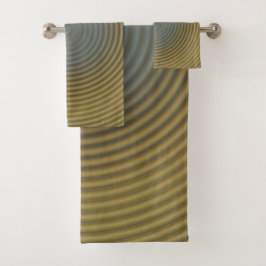 Focal Point Yellow Blue Gray Badetücher Badhandtuch Set