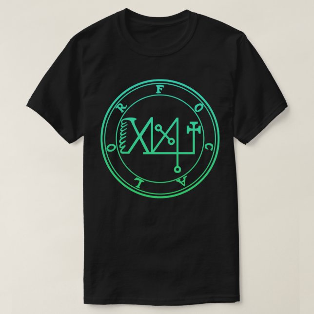 Focalor Sigil hat Power über Wind und Meeresgrün G T-Shirt (Design vorne)