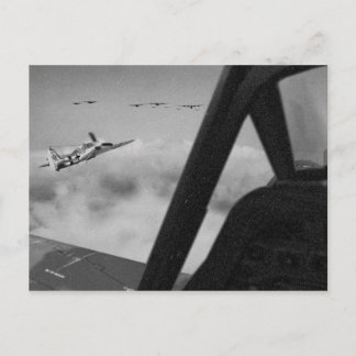 Focke-Wulf 190D Kämpfer Nah in. Postkarte