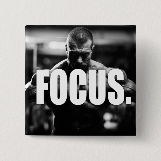 FOCUS - "Body Gebäude" Motivierend Button (Vorderseite)