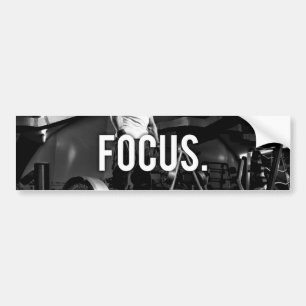 FOCUS - "Body Gebäude" Workout Motivierend Autoaufkleber