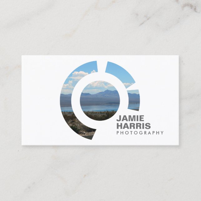 FOCUS LOGO I pour Carte de visite PHOTOGRAPHE (Devant)