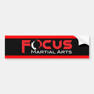 Focus Martial Arts Autoaufkleber