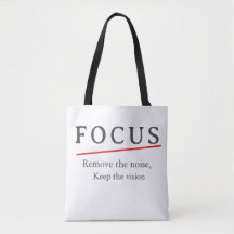 FOCUS Minimalistisches Motivations-T-Shirt — Saube