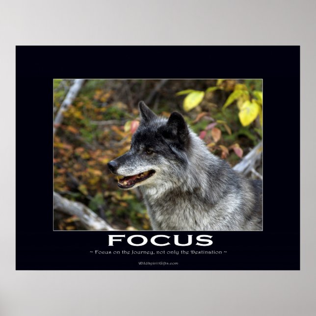 FOCUS Motivierend Poster (Vorne)