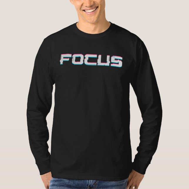 Focus On Your Dream Illusions Tricks Optical T-Shirt (Vorderseite)