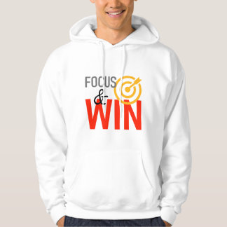 Focus & Win Hoodie – Motivations-Mindset für Erfol
