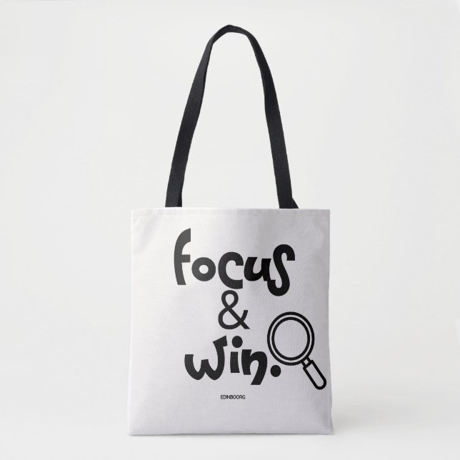 Focus & Win. Tasche (Vorderseite)