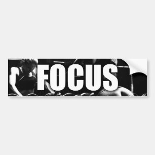 FOCUS - Workout für Frauen Motivierend Autoaufkleber