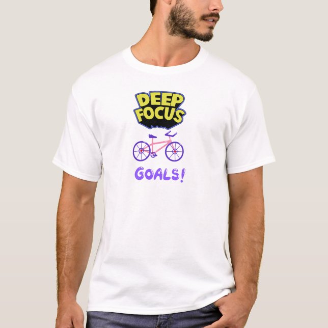 Focus Your Goal - Motivational Success T-shirt (Devant)