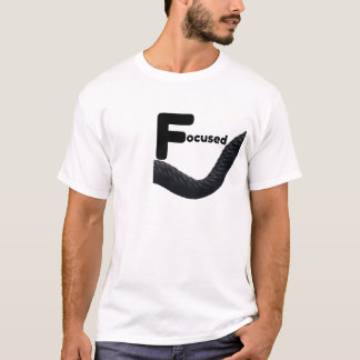 Focused Mindset Rope Grafik-Shirt – Fettes Schwarz T-Shirt