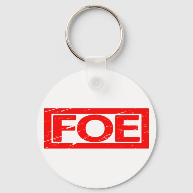 Foe Briefmarke Schlüsselanhänger (Vorderseite)