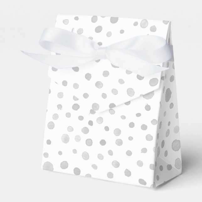 Fog Confetti Watercolor Dots Gefälligkeitsbox Geschenkschachtel (Vorderseite)