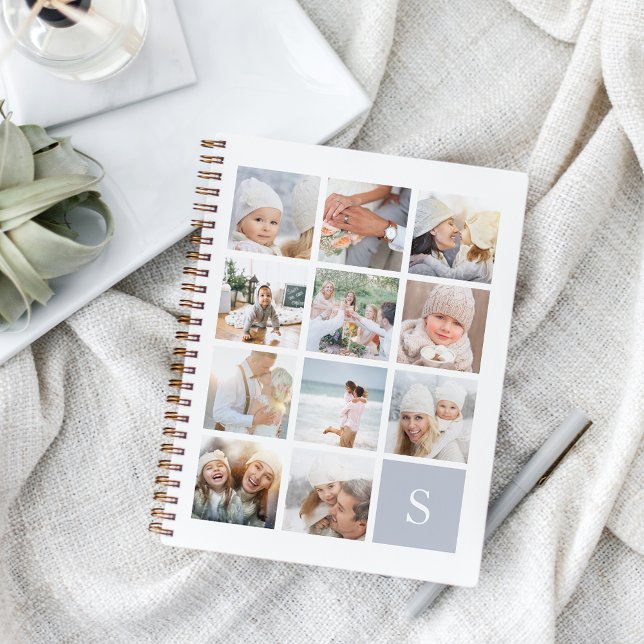 Fog Monogramm-FotoCollage Notizbuch (Von Creator hochgeladen)