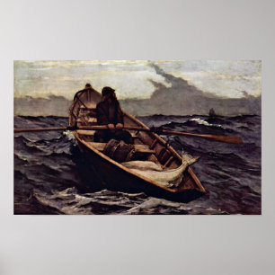Fog Warning (The Fog Warning) by Winslow Homer Poster