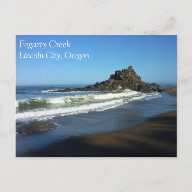 Fogarty Creek, Oregon Postkarte (Vorderseite)
