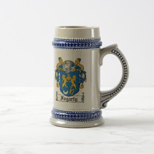 Fogarty Familienwappen Bierglas