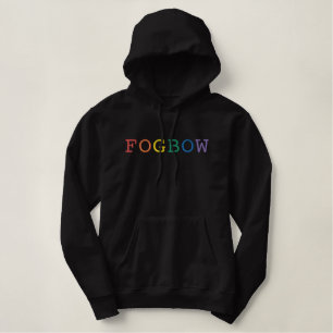 Fogbow Wort gestickter Hoodie