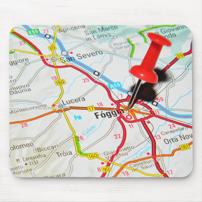 Foggia, Italien Mousepad (Vorne)