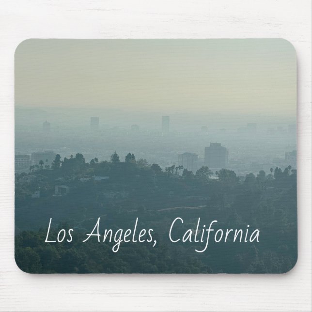 Foggy Abend in LA Mousepad (Vorne)