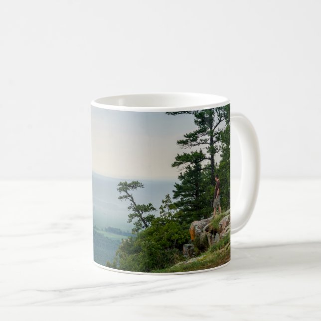 Foggy at Petit Jean Coffee Tasse (VorderseiteRechts)