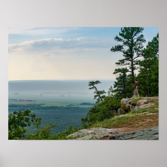 Foggy at Petit Jean Poster (Vorne)