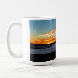 Foggy Cleveland Sunrise über die Metro Parks Kaffeetasse