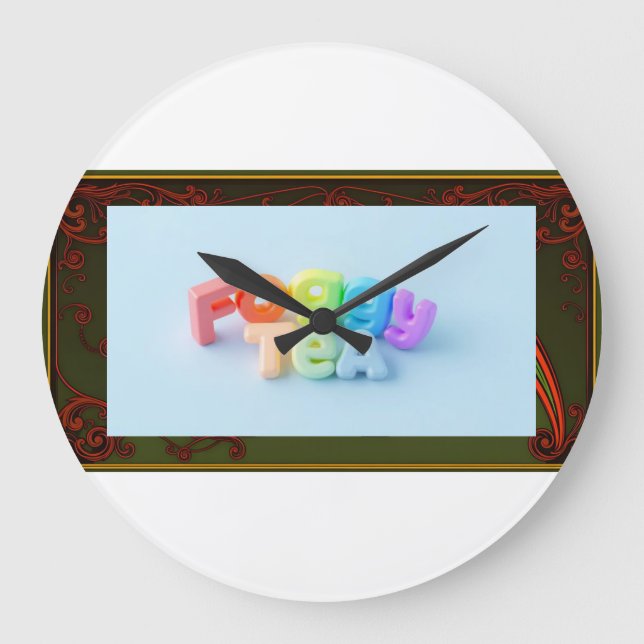 Foggy clock große wanduhr (Vorderseite)