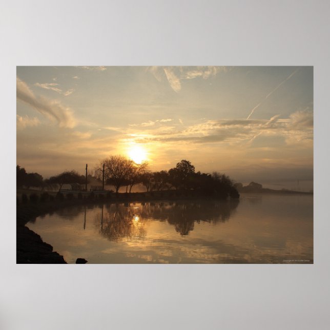 Foggy Day 10 Print Poster (Vorne)