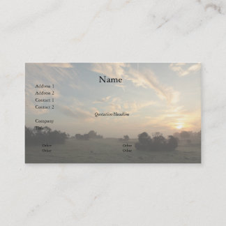 Foggy Day 8 Visitenkarte