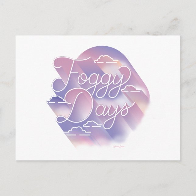 Foggy Days / Postkarte (Vorderseite)