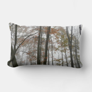 Foggy Fall in Pennsylvania Herbst Natur Lendenkissen