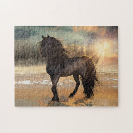 Foggy Friesian Morning