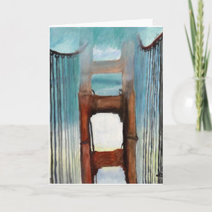 "Foggy Golden Gate" von AlarsenArtist Karte