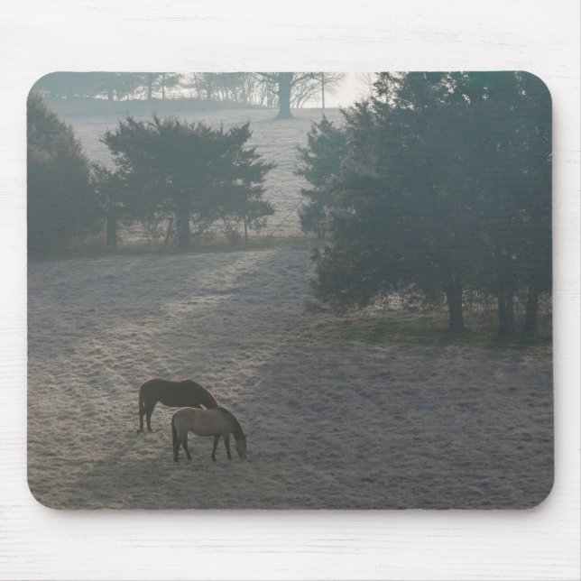 Foggy Grazing Mousepad (Vorne)