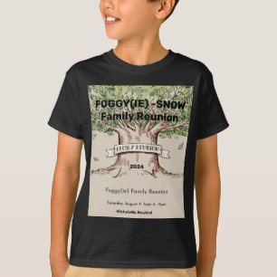 Foggy(ie) Réunion de famille 2024 T-shirt Jeunesse