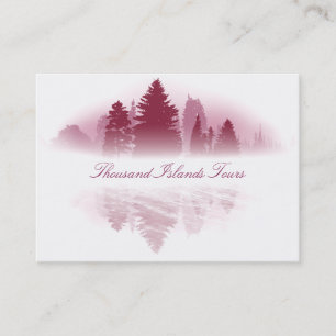 Foggy Lake Business Card Visitenkarte