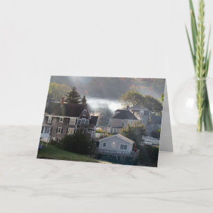 Foggy Maine Morning Karte