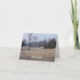 Foggy Meadow Danke-Karte Dankeskarte