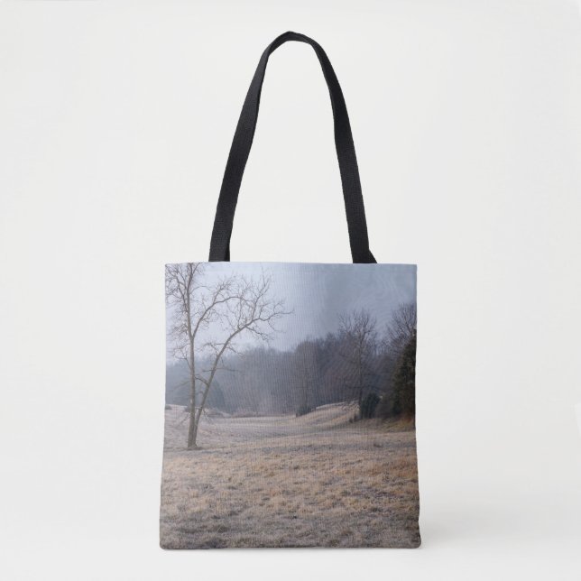 Foggy Meadow Tasche (Vorderseite)