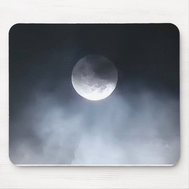 Foggy Moon Mousepad (Vorne)